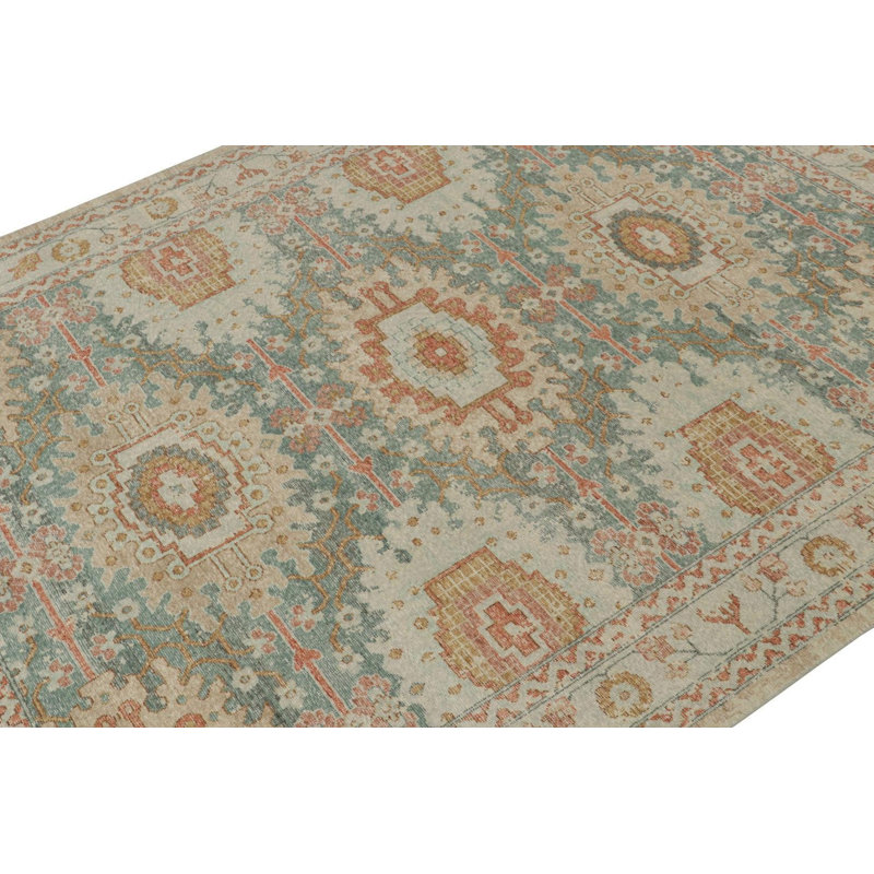 Distressed Homage Handmade Kilim Wool Animal Print Area Rug, Rectangle 10' x 14'