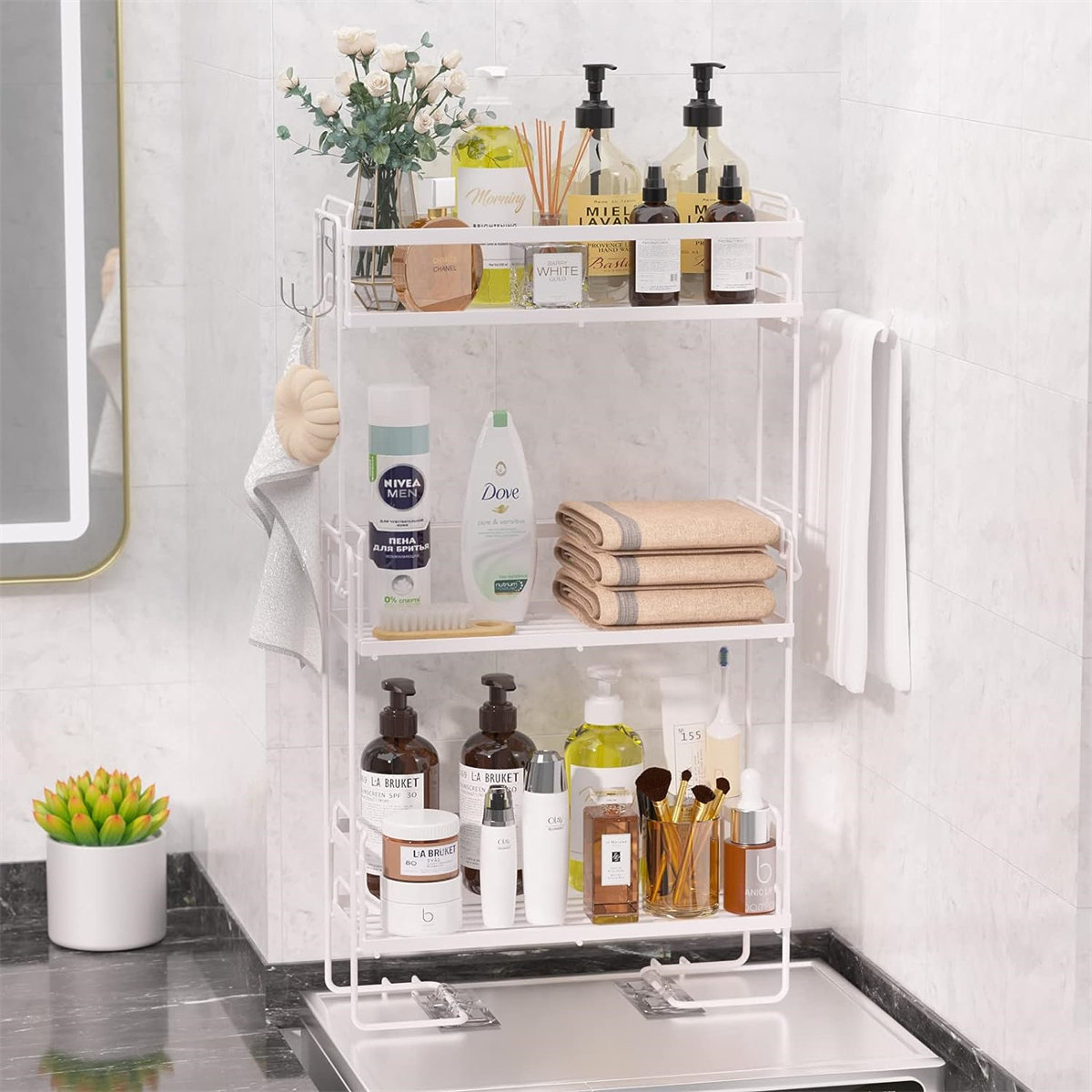 Calleis Metal Freestanding Bathroom Shelves