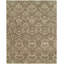 Kunz Hand Knotted Damask Area Rug in Brown-1065300824