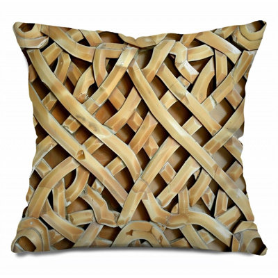 Coussin réversible en mélange de coton