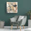 Art mural sur toile tendue - «Stone Hope II» de June Erica Vess pour décoration de salon, de chambre à coucher ou de bureau - 35 x 35