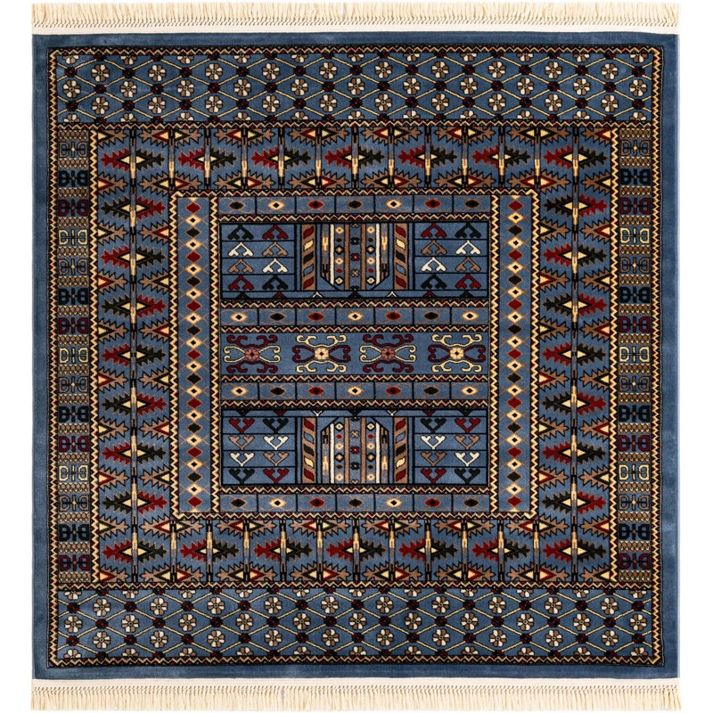  Tapis Sajur Tekke, Carré 6 pi 1 po