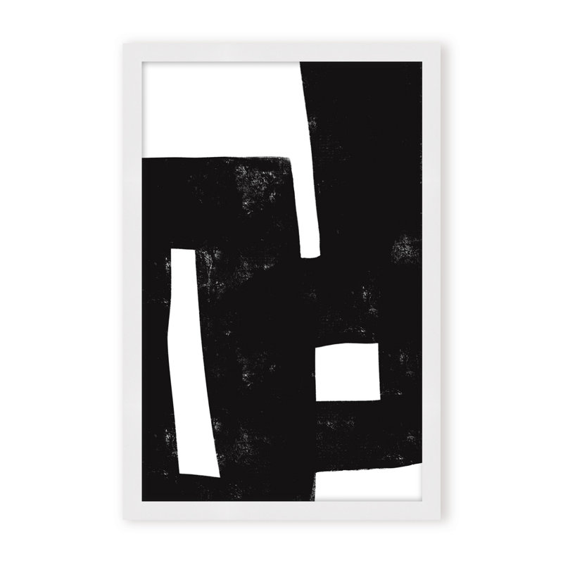 Abstract I Was Never There by  - Picture Frame Painting on Paper, 24" H x 16" W x 2.375" D, Framed Canvas, Brown