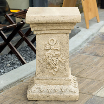 Support pour plante à colonne piédestal, 19 po, intérieur et extérieur