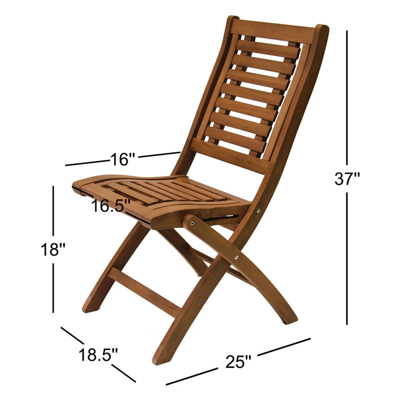 Ensemble de 2 chaises d'appoint pliantes d'extérieur Kinsler