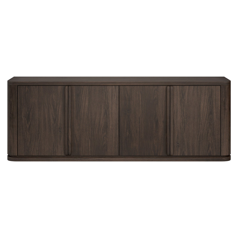 Vance Rectangular TV Stand for TV's up to 78" in Alder Brown, Alder Brown