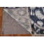 Tapis bleu marine en laine noué à la main de conception unique 8 pi 10 po x 11 pi 11 po New Age
