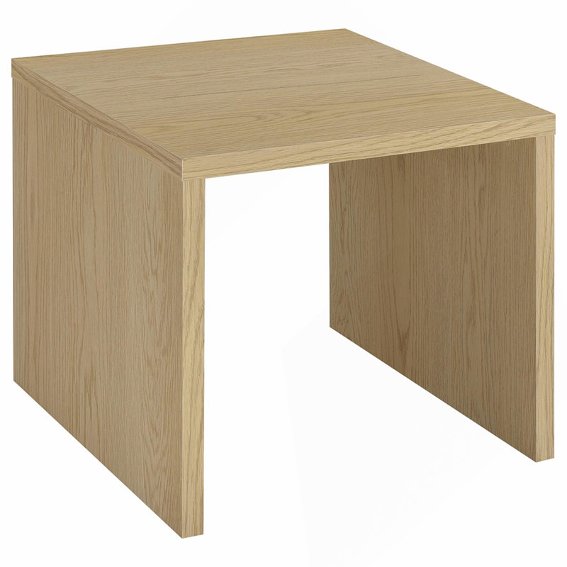 Light Oak Accent Side End Table