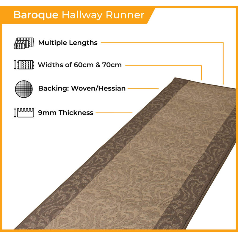 Badillo Tufted Ivory Indoor Rug, Runner 60cm x 150cm