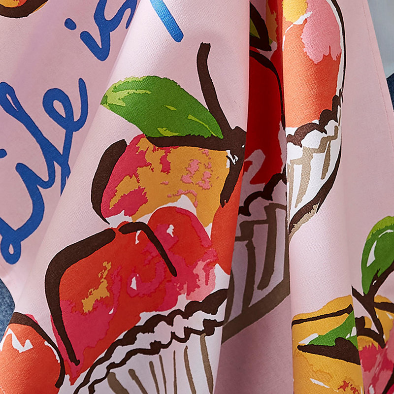 Summer Fruits Floral Tea Towel Kitchen Towel