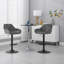 Novi Swivel Upholstered Velvet Adjustable Height Bar Stool-1400613480