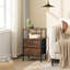 Aneisha 38cm W Metal Bedside Table