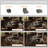99" Leather Upholstered Sectional Sofa with Hidden Storage-387696369-387696364