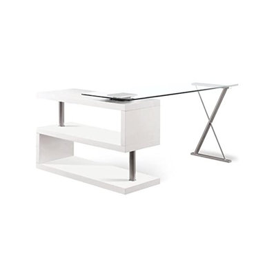 Bureau en forme de l Lindel
