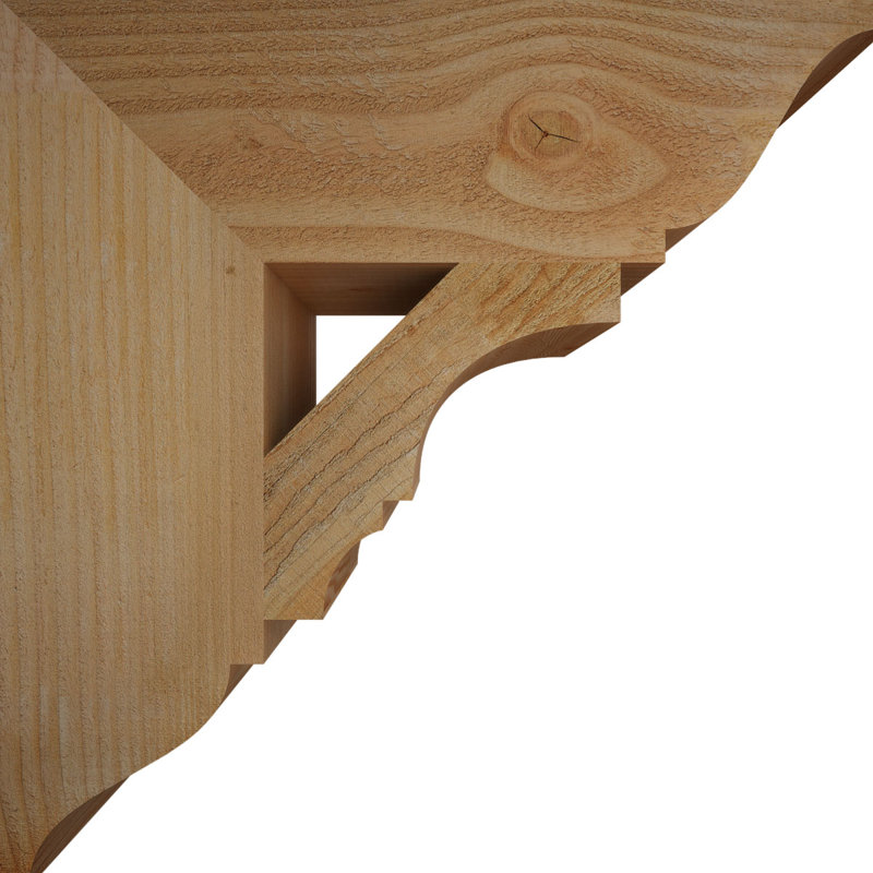 Support traditionnel Balboa, L 6 po x P 20 po x H 20 po, Sapin Douglas scié brut