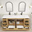 Meuble-lavabo autoportant avec lavabo double 70,8 po Carla-500595060-500595064