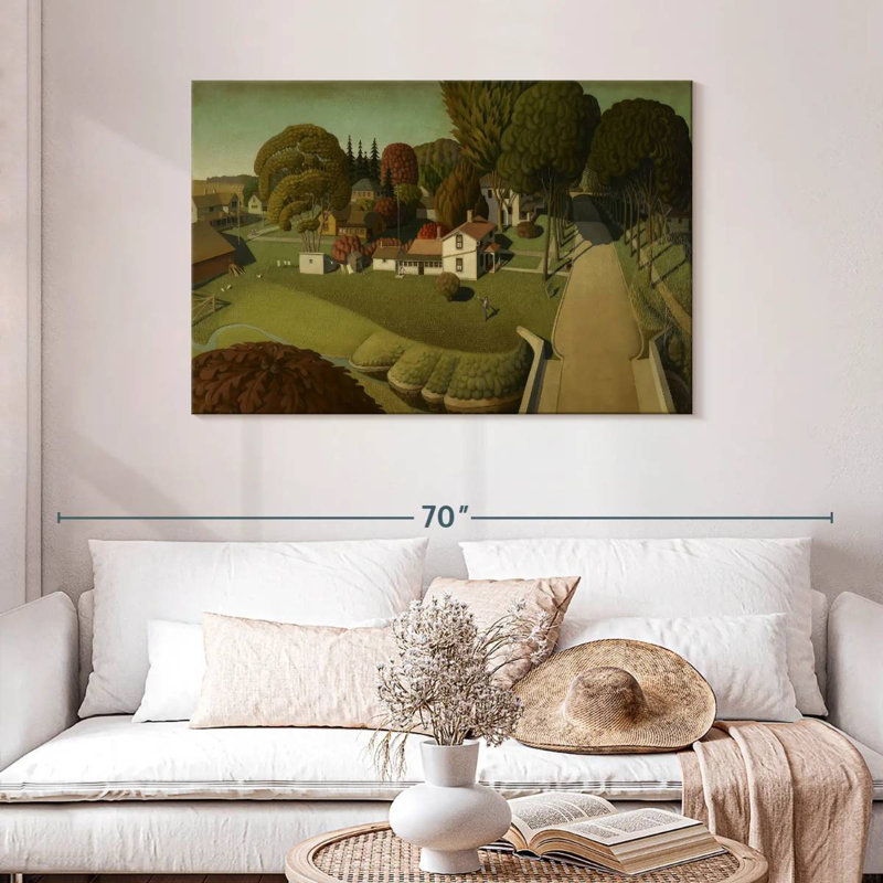 Alvord The Birthplace Of Herbert Hoover, 30" H x 45" W