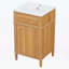 Meuble-lavabo en bois 20 po avec lavabo