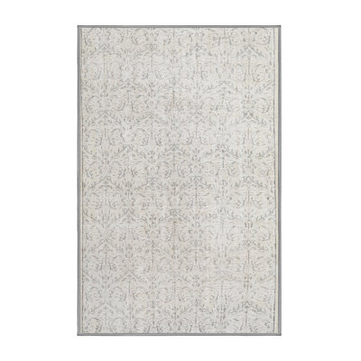 Tapis ivoire / gris Aldora