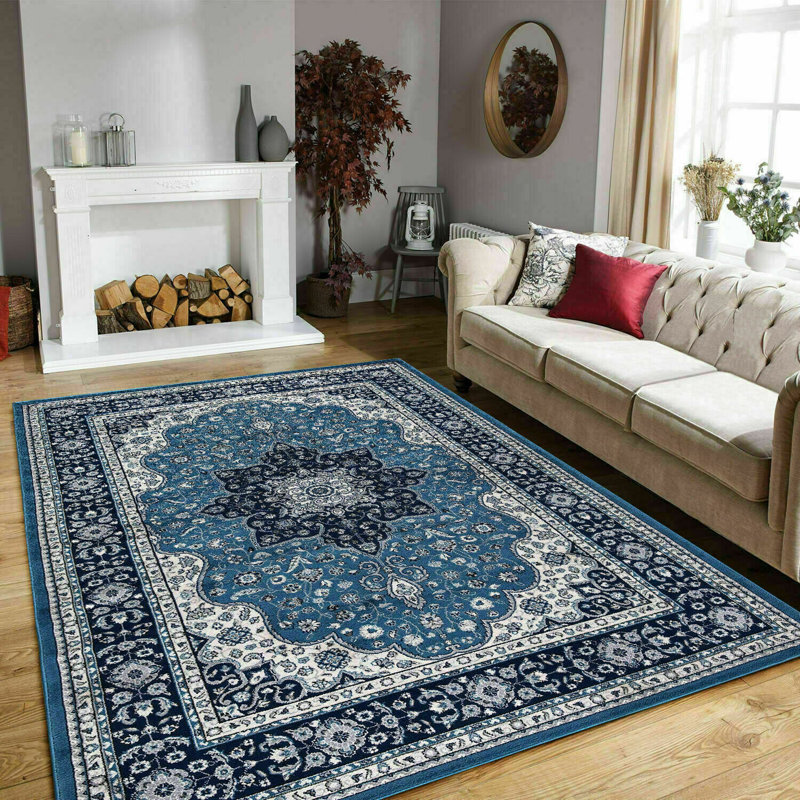 Okamoto Floral Area Rug, Rectangle 80 x 150cm