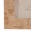 Cadre photo rectangulaire contemporain en placage de loupe pour entrée - Vitrine décorative pour étagère de salon - Beige-245246786