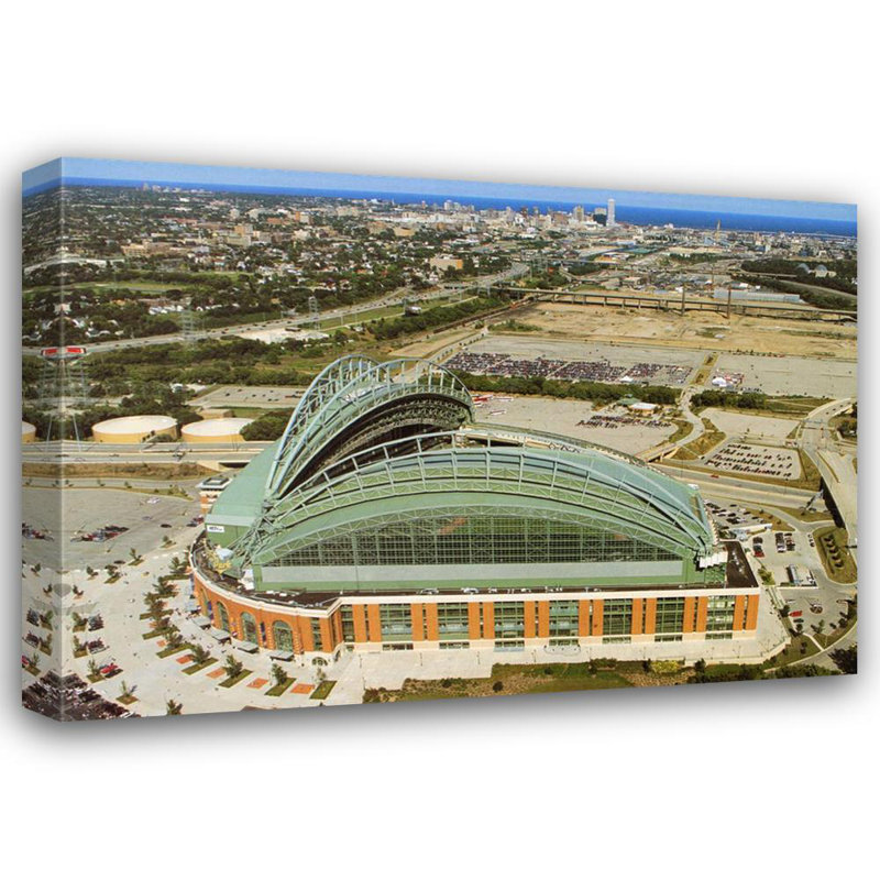 Milwaukee Brewers At Miller Park, H 13 po x l 18 po