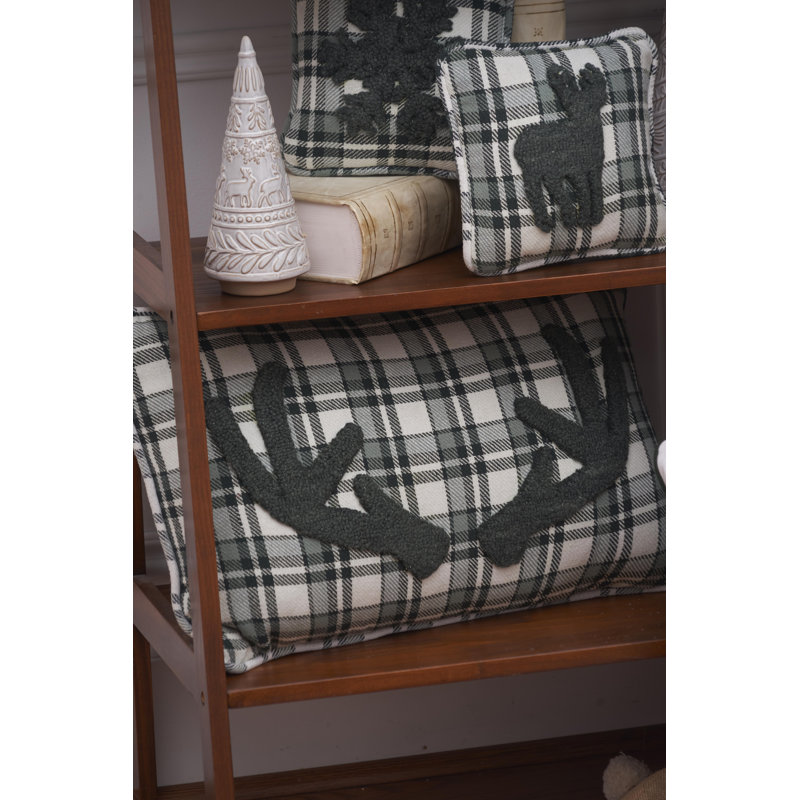 22" x 14" Antlers Throw Pillow