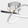 Cleophis Set of 2 Matt Black LED Loop Ceiling Lights