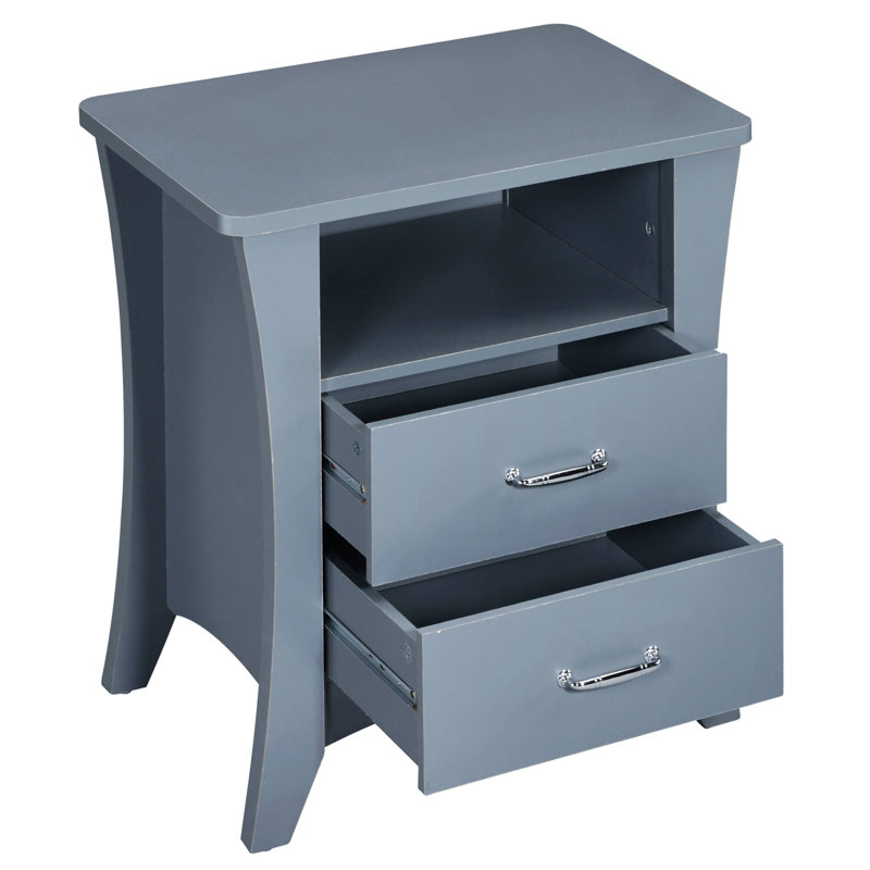 Table de bout Table de chevet moderne, Gris