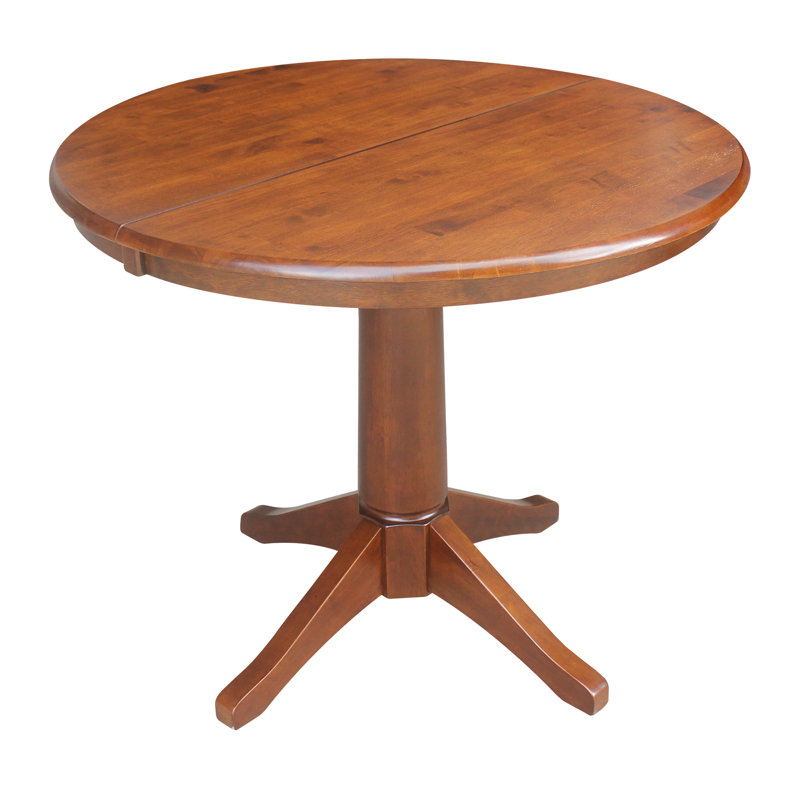 Ikuko Extendable Solid Wood Dining Table, Espresso