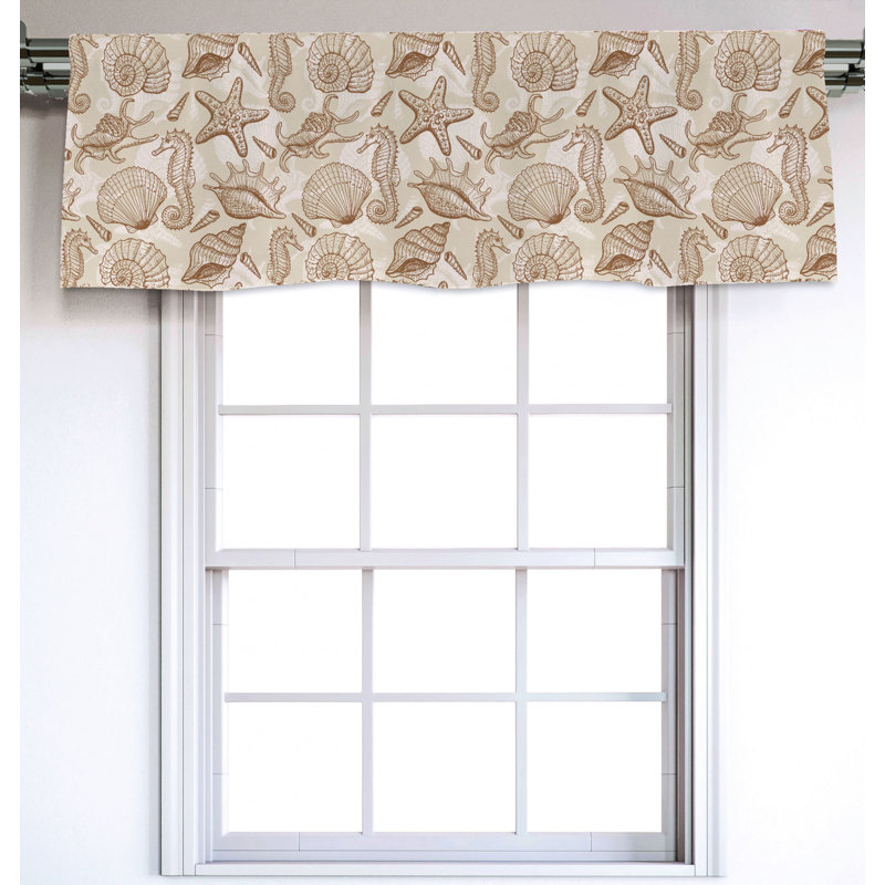 Sateen Ruffled Window Valance