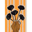 Bold Floral Stripes by Treechild — Floral Wall Art-621585144-621585150-621585142