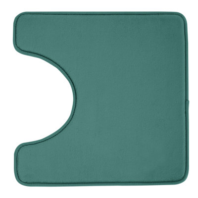 Anti-Bacterial Memory Foam Bath Mat and Pedestal Set