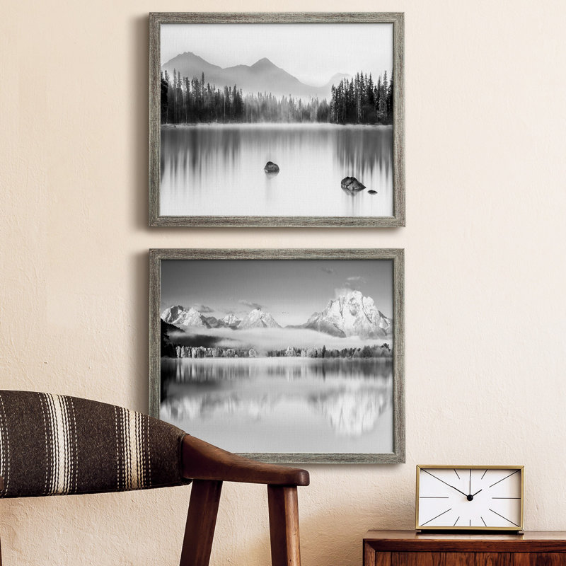 " Mountain Reflection " 2 - Pieces