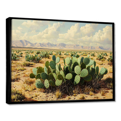 Cactus de Koua et sables du désert en Arizona II - art mural grand cactus