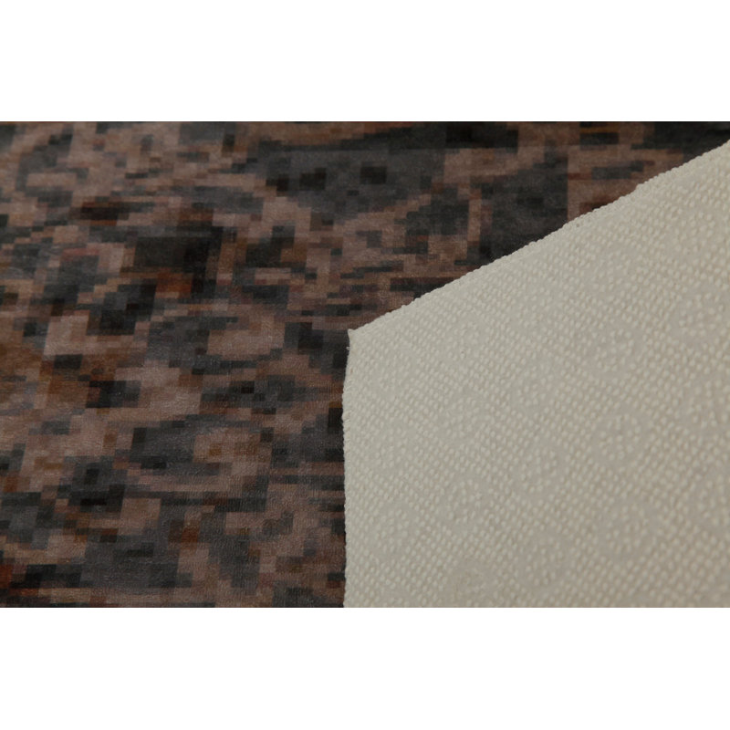 Tapis d'entrée de qualité supérieure, 3,3 x 6,6 pieds, 100% polyester, hauteur de velours de 0,3 po | Antibactérien, antidérapant, dessous lavable à la machine | Élégante impression numérique 3D, parfaite pour les vestibules et les salons
