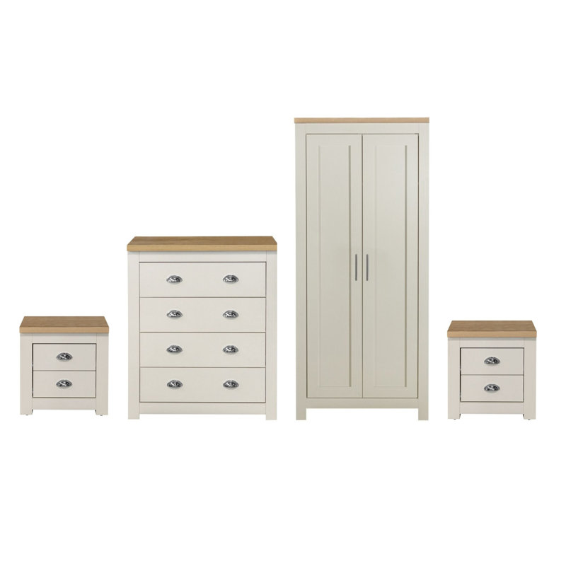 Benefiel Piece Bedroom Set, Cream