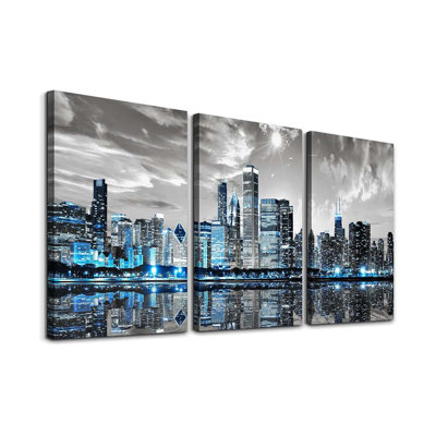 3 Piece Wrapped Canvas Print