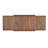 47" Walnut Wood Self-Storing Leaf Extendable Dining Table