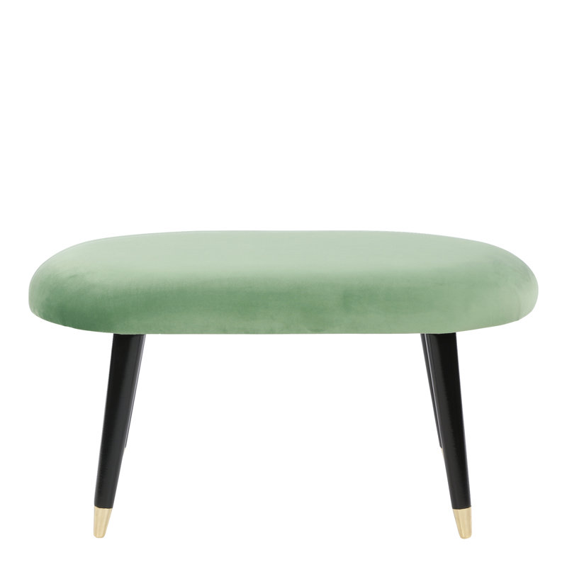 Emi Upholstered Bench, Green