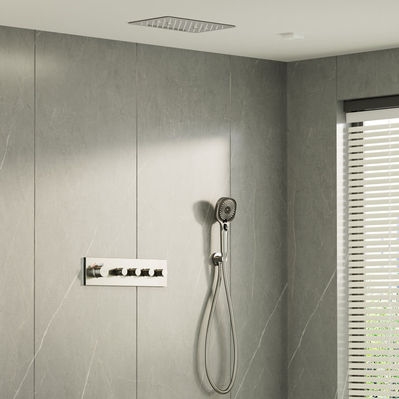 Système de douche thermostatique de luxe 16 pouces Camino