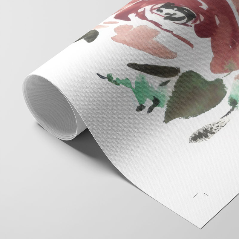 Jolies roses I - reproduction de toile seulement - non encadrée, H 48 po x l 32 po