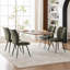 Chaises de salle à manger rembourrées en chenille avec dossier haut et pieds en métal pour cuisine-1283415539-1280877870