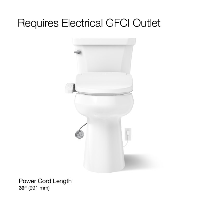 Purewash E580 Elongated Bidet Toilet Seat