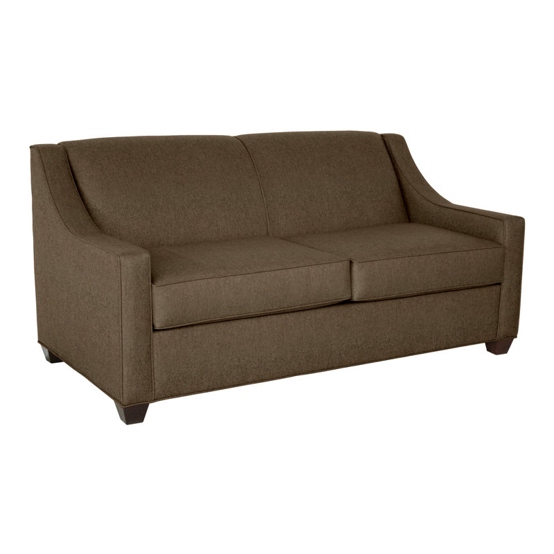 Phillips 68" Square Arm Loveseat with Reversible Cushions, Dillon Buff, Cafelle