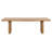 KALLA DINING TABLE - RECTANGULAR - RUSTIC OAK - 96" - Brown