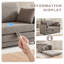 Fauteuil-lit 52 po en chenille-961928377