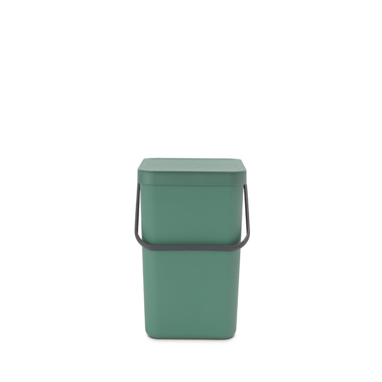 Brabantia Sort & Go' Plastic Recycling Bin, 6.6 Gallon (25 liter