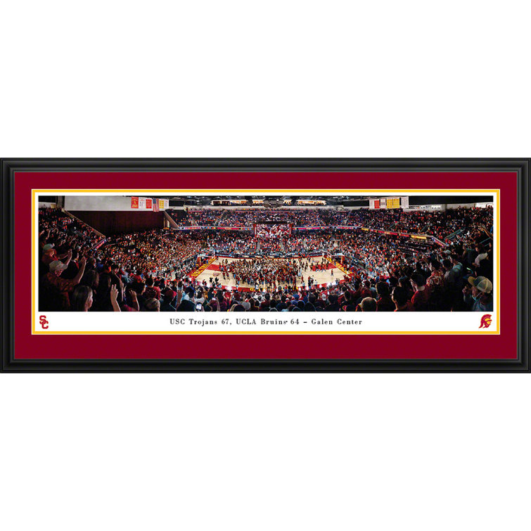 Blakeway Panoramas White Out Game Framed Panoramic Picture