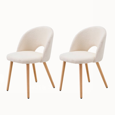 Ensemble de 2 chaises de salle à manger Teddy